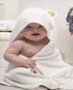 Newborn up to 5years 500 GSM Plush Soft Baby Hooded Towel Bamboo Hypoallergenic 35 x 35 Inch for Sensitive Skin White